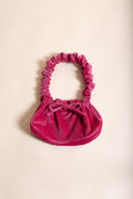 Sac Isla en velours Rose
